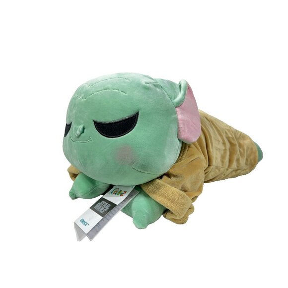 Disney Star Wars Baby Grogu Cuddleez 24" Jumbo Plush Green - Picture 2 of 11